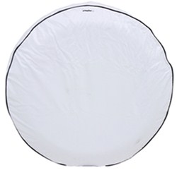 Camco Vinyl Spare Tire Cover - 28" Diameter - Arctic White