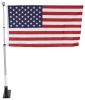 Camco telescoping flagpole with American flag.