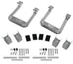 Carr Custom-Fit Side Steps - Hoop II - Polished Aluminum - 7" Step - 1 Pair