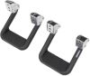 Carr Custom-Fit Side Steps - Hoop II - Black Powder Coated Aluminum - 7" Step - 1 Pair