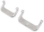 Carr Custom-Fit Side Steps - Super Hoop - Polished Aluminum - 17" Step - 1 Pair                