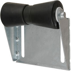CE Smith Deep V Keel Roller Assembly for Boat Trailers - Galvanized Steel/Black Rubber - 8"