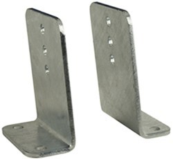 CE Smith Heavy Duty, Vertical Bunk Brackets - 85 and 95 Degree Set - Galvanized Steel
