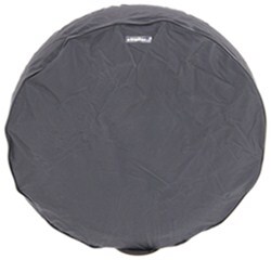 CE Smith Spare Tire Cover - up to 21" Diameter x 6-1/2" Wide Trailer Tires - Black