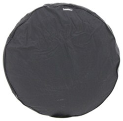 CE Smith Spare Tire Cover - 25" Diameter x 7-1/2" Wide Trailer Tires - Black - CE27420