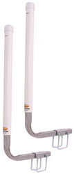 CE Smith Post-Style Guide-Ons for Boat Trailers - 40" Tall - White - 1 Pair