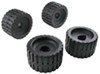 CE Smith Ribbed Wobble Rollers for Boat Trailers - Rubber - 3/4" and 1-1/8" Shafts - Qty 4