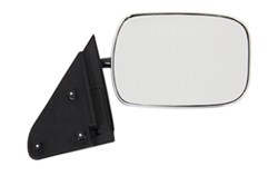 CIPA Replacement Side Mirror - Manual - Stainless Steel - Passenger Side                            