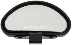 CIPA Top Mounted Blind Spot Mirror - Convex - Clamp On - 4" Oval - Qty 1 - CM49805