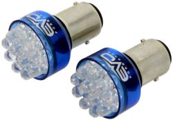 CIPA EVO Formance 1157 Round LED Bulbs - Cold Blue - Qty 2