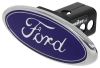 Ford - Chrome Trailer Hitch Receiver Cover