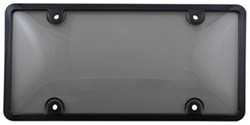Tuf Combo License Plate Frame and Smoke-Tinted Shield - Black - CR62052