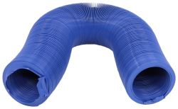 Quick Drain Replacement RV Sewer Hose - 10' Long x 3" Diameter - Blue Vinyl - D04-0047