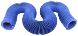 Quick Drain Replacement RV Sewer Hose - 20' Long x 3" Diameter - Blue Vinyl - D04-0048