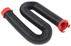 Dominator RV Sewer Hose Extension w/ 3" Swivel Fittings - 5' Long - Black Poly - D04-0205