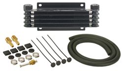 Derale Series 9000 Plate-Fin Transmission Cooler Kit w/ NPT Inlets - Class I -Extra Efficient       