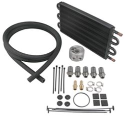 Derale Tube-Fin Engine Oil Cooler Kit w/ Sandwich Adapter (Multiple Threads) - Class III - D15502