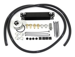 Derale Stacked-Plate Engine Oil Cooler Kit w/ Sandwich Adapter (13/16-16 Threads) - Class III