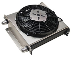 Derale Hyper-Cool Extreme Remote Cooler Assembly w/ Fan, -12 AN Inlets - Class V - D15876