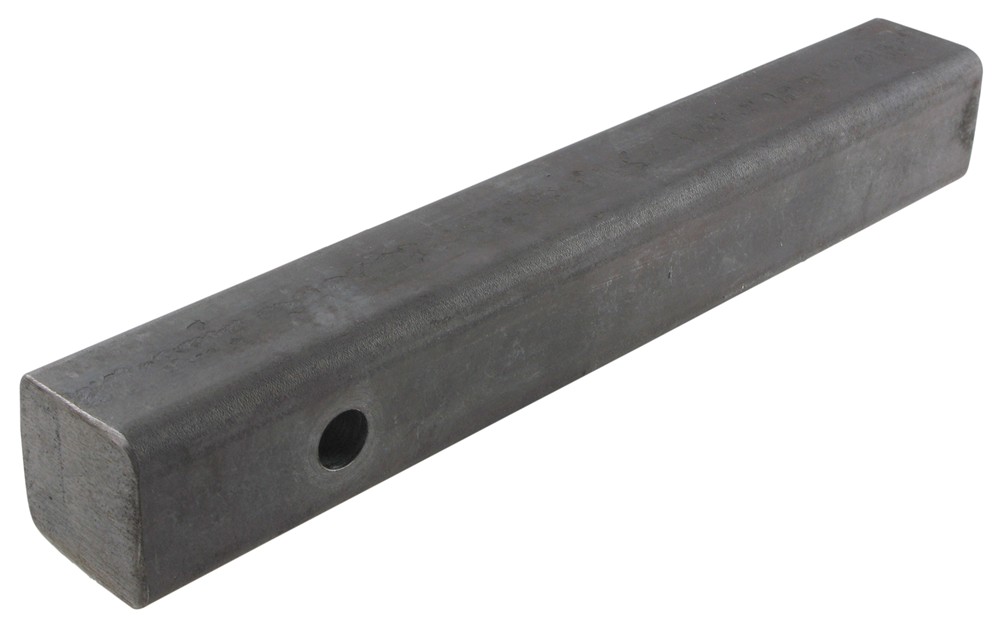 Curt Solid Steel 2" Hitch Bar with Raw Finish - 14" Long - D31