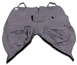 Canine Covers Custom-Fit CoverAll Floor and Front Seatback Protector - Gray - DCA4383GY