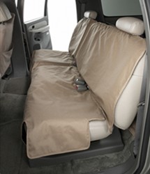 Canine Covers Econo-Plus Seat Protector - Bench Seat w/ Headrests - Small Low Back - Taupe - DE2010TP