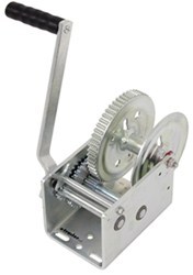 Dutton-Lainson Hand Winch - TUFFPLATE Finish - 2 Speed - Direct Drive - Left Side Handle - 2,500 lbs - DL15403