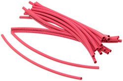 Primary Wire Heat-Shrinkable Tubing - 18-14 Gauge - Red - 1/8" Shrink Diameter - 6" Long - DW05452