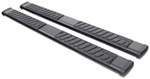 DeeZee Oval Tube Steps w Custom Installation Kit - 6" Wide - Black Powder Coated Steel