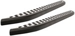 DeeZee NXc Running Boards w Installation Kit - 5" Wide - Aluminum - Stainless Steel and Black
