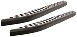 DeeZee NXc Running Boards w Installation Kit - 5" Wide - Aluminum - Stainless Steel and Black
