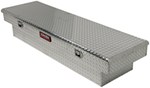 DeeZee Red Label Truck Bed Tool Box - Crossover Style - Aluminum - 8.4 Cu Ft - Silver