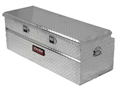 DeeZee Red Label Truck Bed Tool Box - Utility Chest Style - Aluminum - 8 Cu Ft - Silver - DZ8546