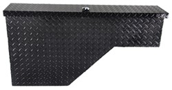 DeeZee Specialty Series Passenger's-Side Wheel Well Tool Box - Aluminum - 2.2 Cu Ft - Black