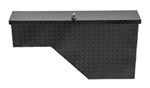 DeeZee Specialty Series Driver's-Side Wheel Well Tool Box - Aluminum - 2.2 Cu Ft - Black