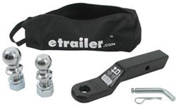 etrailer Ball Mount Kit - 1" Rise or 2" Drop - for 8,000 - 16,000 lb Hitches - EBMK2216