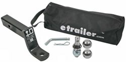 etrailer 2-3/4" Rise or 4" Drop Ball Mount Kit - 7,500 lbs - EBMK4