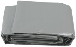 Erickson Heavy-Duty Silver Tarp, 14 x 14 Weave - 20' x 40' - EM57019