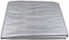 Erickson Heavy-Duty Silver Tarp, 14 x 14 Weave - 8' x 10'