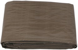 Erickson Brown/Green Reversible Tarp, 10 x 10 Weave - 12' x 16' - EM57033