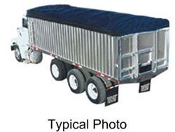 Erickson Industrial-Grade Truck/Trailer Tarp, 14 x 14 Weave - 10' x 12' - EM57042