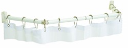 Stromberg Carlson Extend-A-Shower Shower Curtain Rod for RVs - 35" to 42" - White - EXT-3542