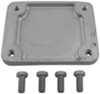 Weld-On Mounting Bracket and Hardware for Fulton Swing-Up Trailer Jacks with 3" x 4" Mount