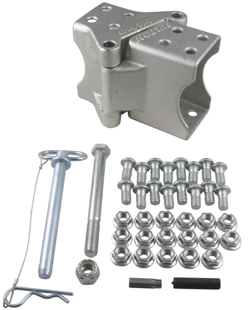 Fulton Fold-Away Coupler Hinge Kit for 3" x 5" Tongue - Bolt On - Up to 9,000 lbs - FHDPB350101