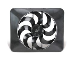 Flex-a-lite 15" Black Magic Xtreme S-blade Fan w/ Thermostat Controller - 24V - Reversible
