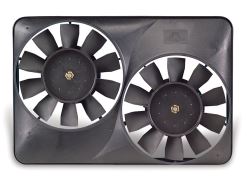 Flex-a-lite Direct Fit Dual Electric Radiator Fan with Shroud - Reversible