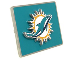Miami Dolphins NFL Trailer Hitch Receiver Cover