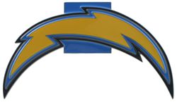Los Angeles Chargers Logo NFL Trailer Hitch Cover