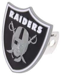 Oakland Raiders Shield NFL Trailer Hitch Cover - FTHS125S