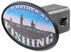 I'd Rather Be Fishing 2" Trailer Hitch Receiver Cover - ABS Plastic